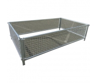 Jeu de rehausses grillagées